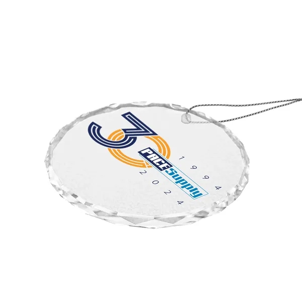 Faceted Glass Holiday Ornament - Faceted Glass Holiday Ornament - Image 6 of 12