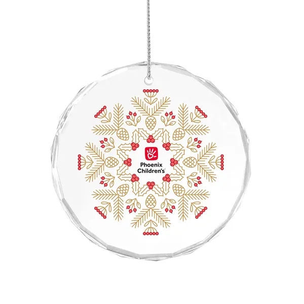 Faceted Glass Holiday Ornament - Faceted Glass Holiday Ornament - Image 1 of 12
