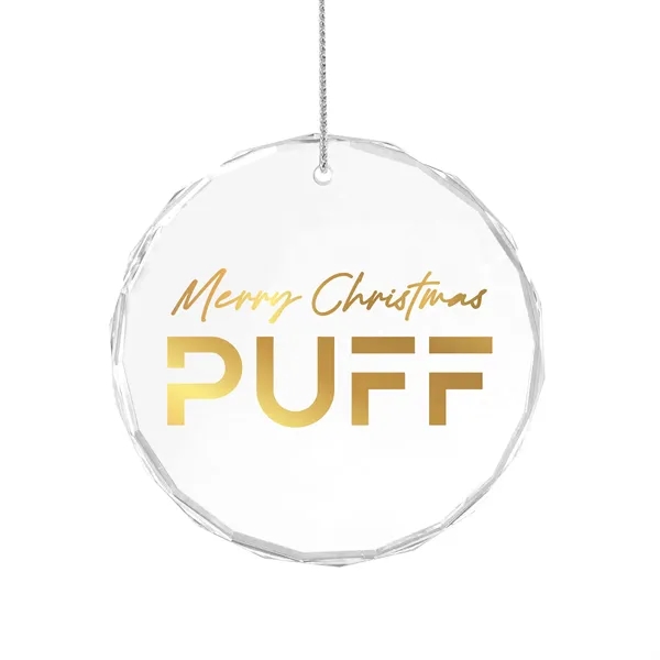 Faceted Glass Holiday Ornament - Faceted Glass Holiday Ornament - Image 7 of 12