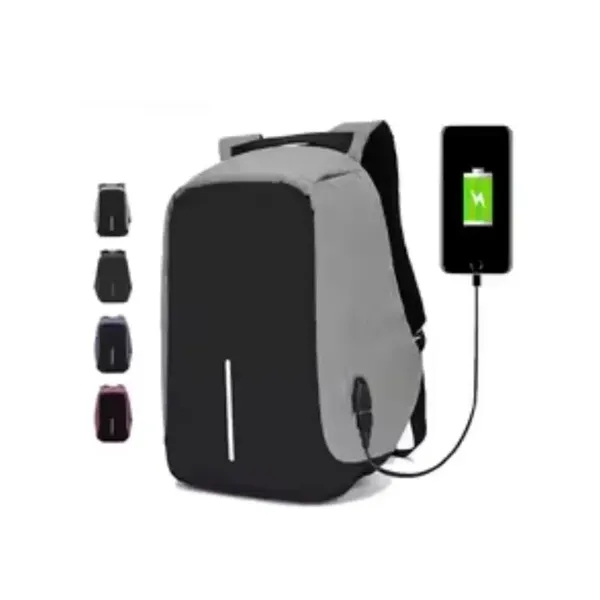 Anti-Theft Laptop Backpack with USB Port Charger - Anti-Theft Laptop Backpack with USB Port Charger - Image 0 of 3