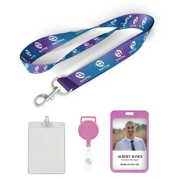 1 inch Dye Sublimation Lanyard - 1 inch Dye Sublimation Lanyard - Image 0 of 2