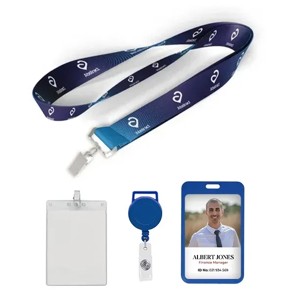 1 inch Dye Sublimation Lanyard-B - 1 inch Dye Sublimation Lanyard-B - Image 0 of 2