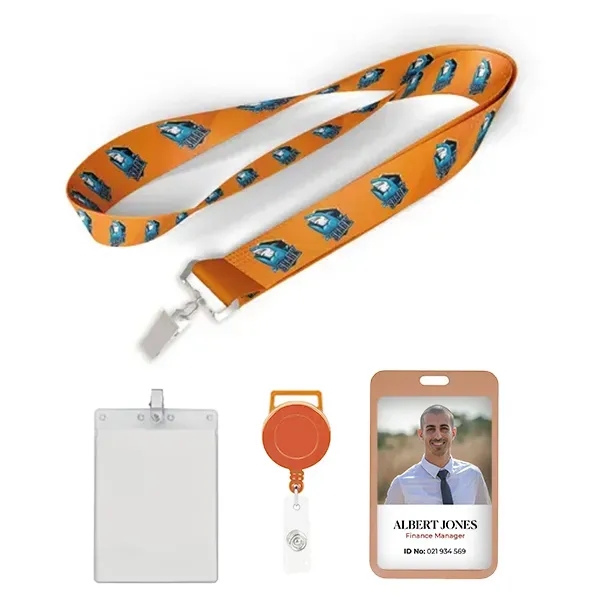 3/4 inch Full Color Lanyard-A - 3/4 inch Full Color Lanyard-A - Image 0 of 2
