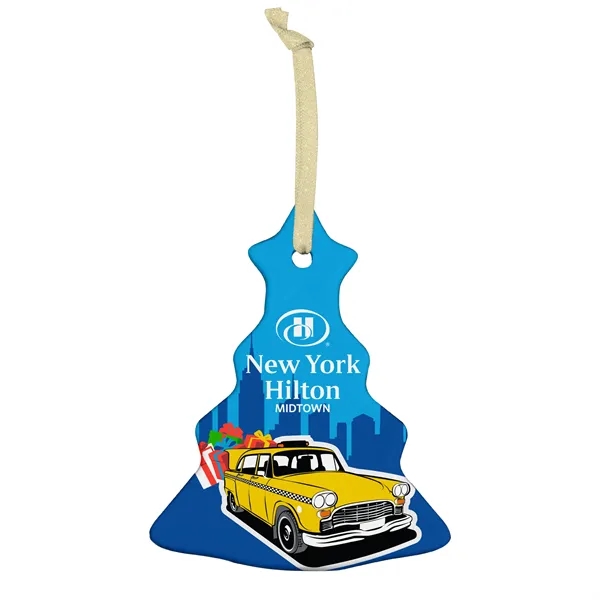 Christmas Tree Ceramic Holiday Ornament - Christmas Tree Ceramic Holiday Ornament - Image 3 of 4