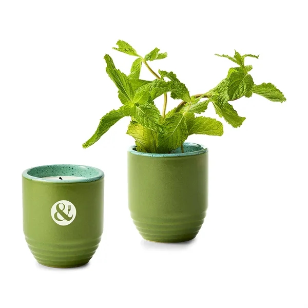 Custom Modern Sprout® Garden Vibes Candle/Planter
