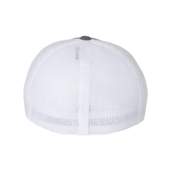 Flexfit Melange Trucker Cap - Flexfit Melange Trucker Cap - Image 4 of 11
