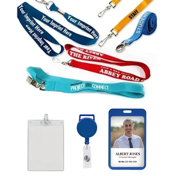 Custom Silk Screen Print Polyester Lanyard-A - Custom Silk Screen Print Polyester Lanyard-A - Image 0 of 1