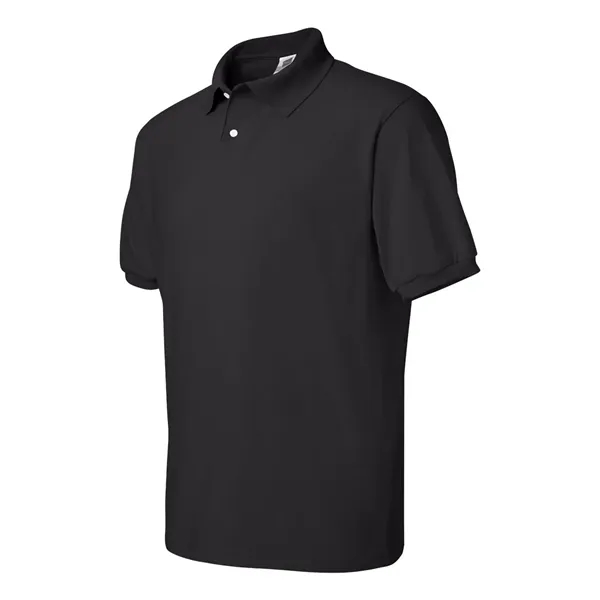 Hanes Men's Ecosmart® Jersey Polo - Hanes Men's Ecosmart® Jersey Polo - Image 5 of 45