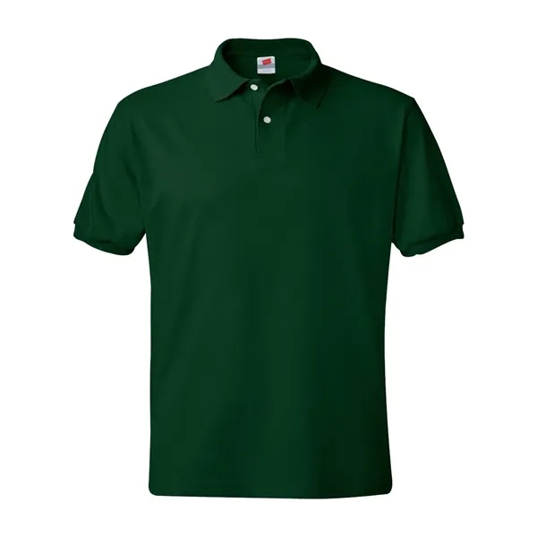 Hanes Men's Ecosmart® Jersey Polo - Hanes Men's Ecosmart® Jersey Polo - Image 8 of 45