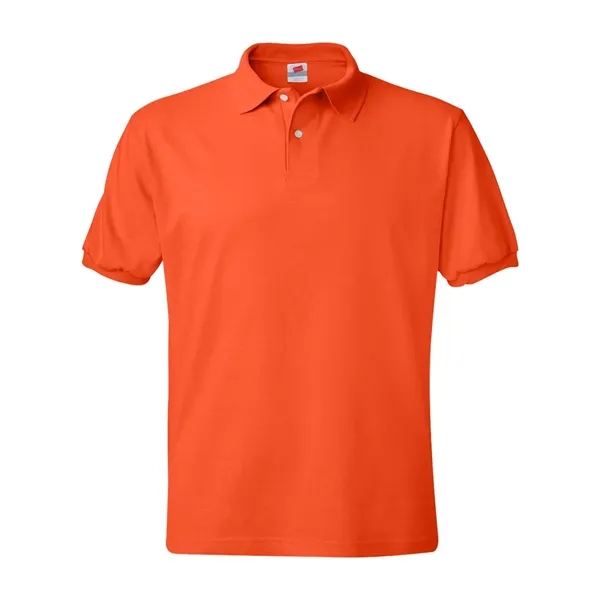 Hanes Men's Ecosmart® Jersey Polo - Hanes Men's Ecosmart® Jersey Polo - Image 32 of 45