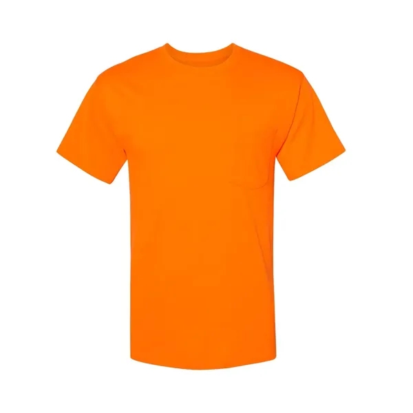Hanes Unisex Workwear Pocket T-Shirt - Hanes Unisex Workwear Pocket T-Shirt - Image 9 of 10