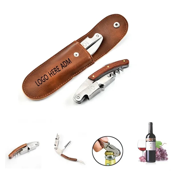 Wine Bottle Opener with Rosewood - Wine Bottle Opener with Rosewood - Image 0 of 6