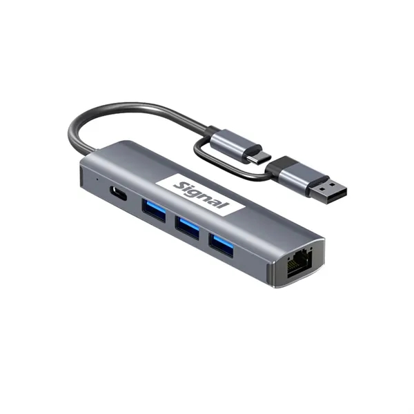 5-in-2 USB Hub W/ RJ45 - 5-in-2 USB Hub W/ RJ45 - Image 0 of 0