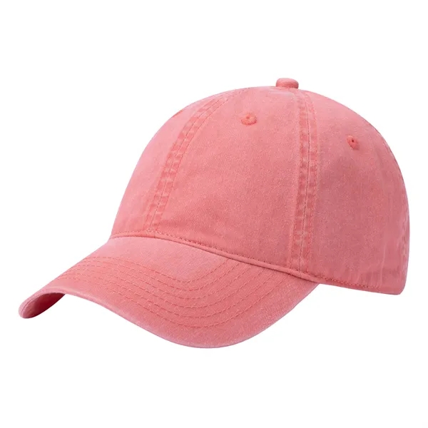 Adjustable Classic Distressed Denim Dad Hat - Adjustable Classic Distressed Denim Dad Hat - Image 1 of 16