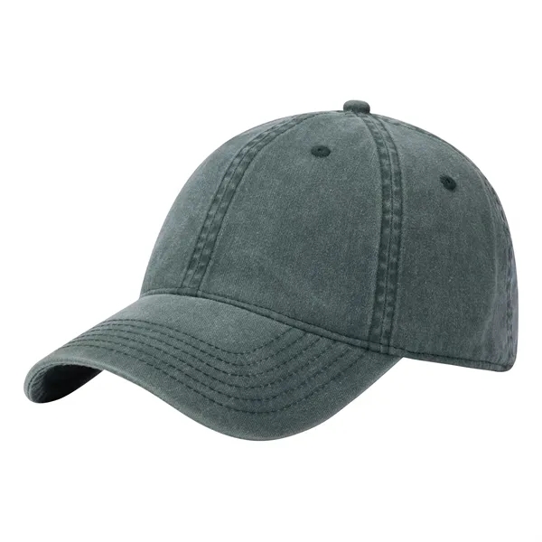 Adjustable Classic Distressed Denim Dad Hat - Adjustable Classic Distressed Denim Dad Hat - Image 4 of 16