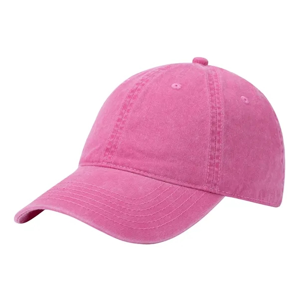 Adjustable Classic Distressed Denim Dad Hat - Adjustable Classic Distressed Denim Dad Hat - Image 8 of 16