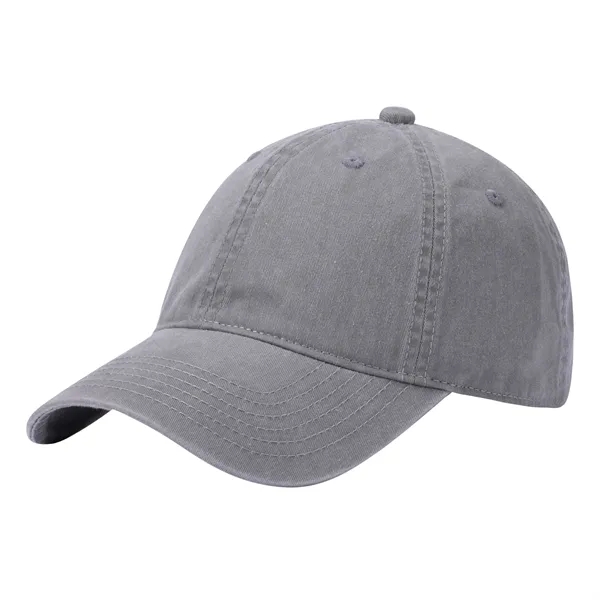 Adjustable Classic Distressed Denim Dad Hat - Adjustable Classic Distressed Denim Dad Hat - Image 12 of 16
