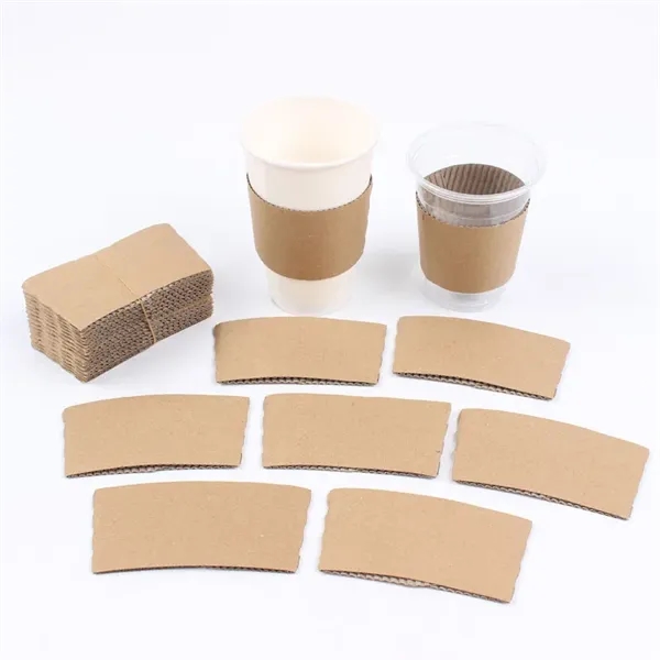 Kraft Paper Coffee Cup Clutch Sleeve - Kraft Paper Coffee Cup Clutch Sleeve - Image 0 of 5