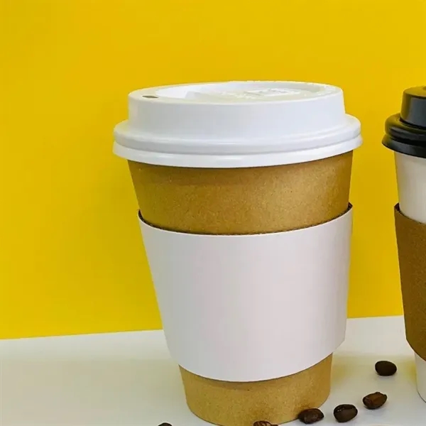 Kraft Paper Coffee Cup Clutch Sleeve - Kraft Paper Coffee Cup Clutch Sleeve - Image 3 of 5