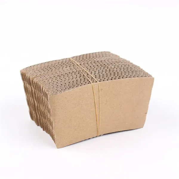 Kraft Paper Coffee Cup Clutch Sleeve - Kraft Paper Coffee Cup Clutch Sleeve - Image 4 of 5