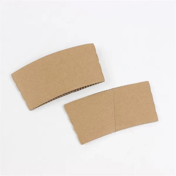 Kraft Paper Coffee Cup Clutch Sleeve - Kraft Paper Coffee Cup Clutch Sleeve - Image 5 of 5