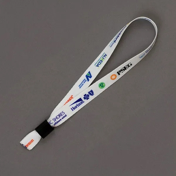 3/4" Dual Attachment Soft & Smooth Sublimation Lanyard