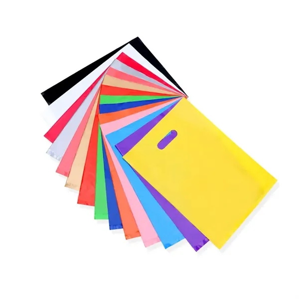 Eco Die Cut Handle Plastic Bag - Eco Die Cut Handle Plastic Bag - Image 2 of 7
