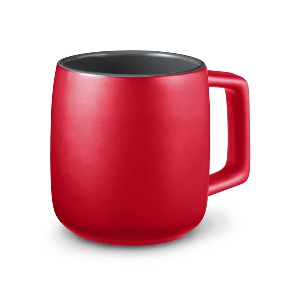 15 oz. Geo Square Handle Ceramic Mug - 15 oz. Geo Square Handle Ceramic Mug - Image 5 of 6
