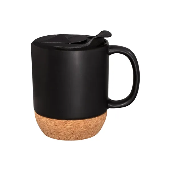 14 oz. Ceramic Mug With Cork Base - 14 oz. Ceramic Mug With Cork Base - Image 0 of 3