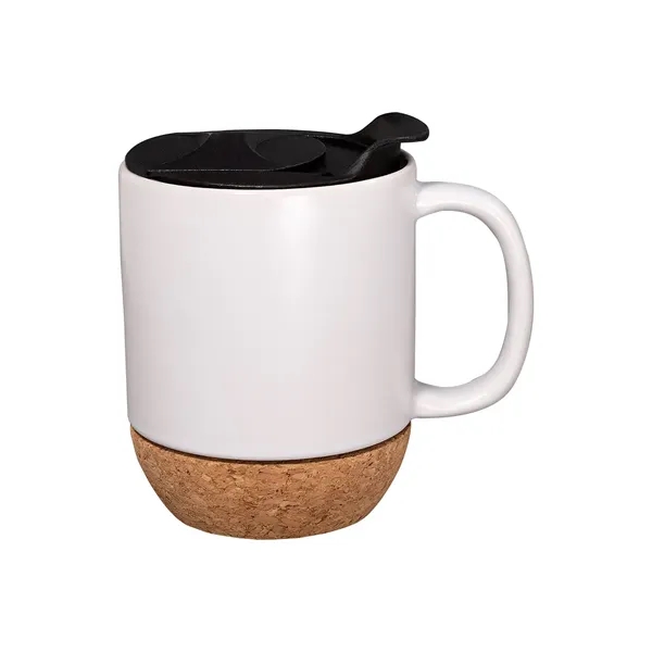 14 oz. Ceramic Mug With Cork Base - 14 oz. Ceramic Mug With Cork Base - Image 3 of 3