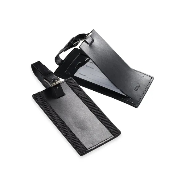 Leeman Majestic Leather Luggage Tag