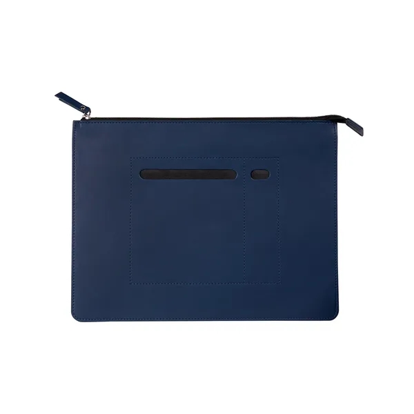 Italian Thermo PU Zip File Folder - Italian Thermo PU Zip File Folder - Image 1 of 2