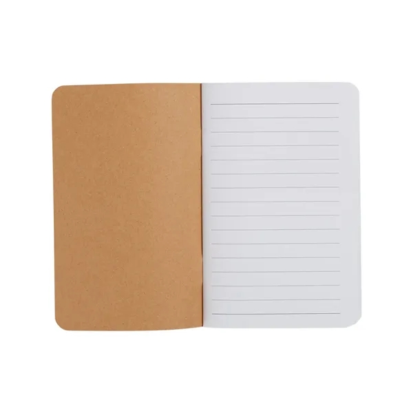 Harriton Recycled PU Ground Jotter Notebook and Cover - Harriton Recycled PU Ground Jotter Notebook and Cover - Image 3 of 10