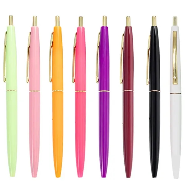 Promotional Hotel Gold Click Pens - Promotional Hotel Gold Click Pens - Image 1 of 10