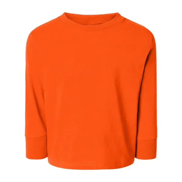 Rabbit Skins Toddler Cotton Jersey Long Sleeve Tee - Rabbit Skins Toddler Cotton Jersey Long Sleeve Tee - Image 9 of 20