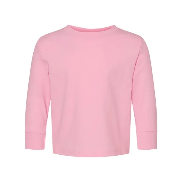 Rabbit Skins Toddler Cotton Jersey Long Sleeve Tee - Rabbit Skins Toddler Cotton Jersey Long Sleeve Tee - Image 11 of 20