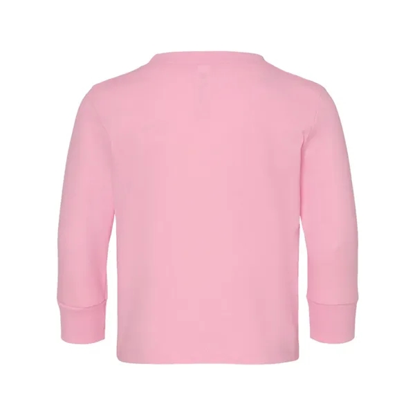 Rabbit Skins Toddler Cotton Jersey Long Sleeve Tee - Rabbit Skins Toddler Cotton Jersey Long Sleeve Tee - Image 12 of 20
