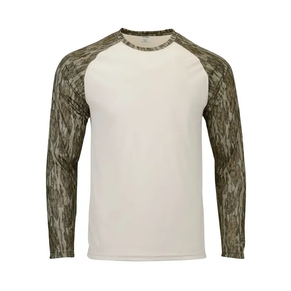 Custom Paragon Men's Jackson Mossy Oak Colorblocked Long Sleeve ...