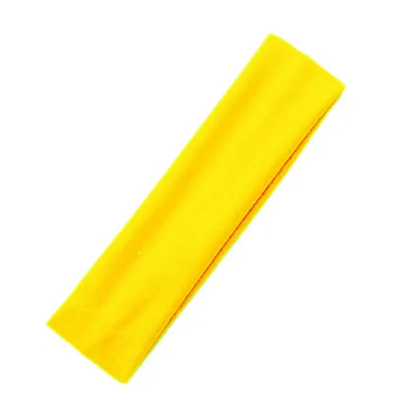 Breathable & Absorbent Elastic Wide-Band Sports Headband - Breathable & Absorbent Elastic Wide-Band Sports Headband - Image 3 of 21