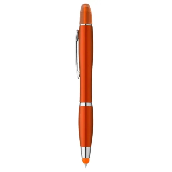 Curvaceous Metallic Stylus Highlighter Pen - Curvaceous Metallic Stylus Highlighter Pen - Image 4 of 7