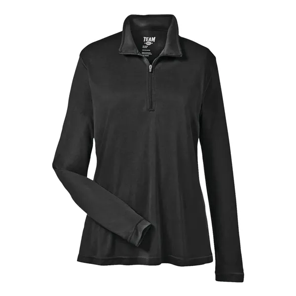 Team 365 Women's Zone Performance Quarter-Zip Pullover - Team 365 Women's Zone Performance Quarter-Zip Pullover - Image 1 of 12
