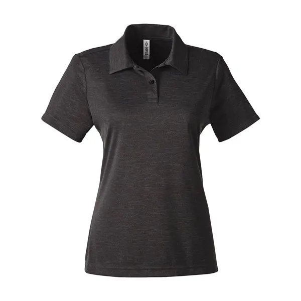 Team 365 Women's Zone Sonic Heather Performance Polo - Team 365 Women's Zone Sonic Heather Performance Polo - Image 3 of 10