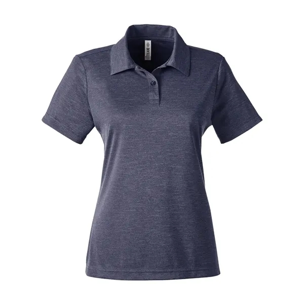 Team 365 Women's Zone Sonic Heather Performance Polo - Team 365 Women's Zone Sonic Heather Performance Polo - Image 7 of 10