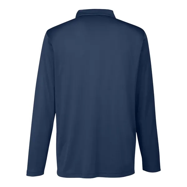 Team 365 Men's Zone Performance Long Sleeve Polo - Team 365 Men's Zone Performance Long Sleeve Polo - Image 4 of 12