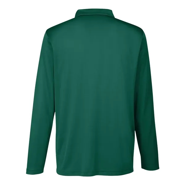 Team 365 Men's Zone Performance Long Sleeve Polo - Team 365 Men's Zone Performance Long Sleeve Polo - Image 6 of 12