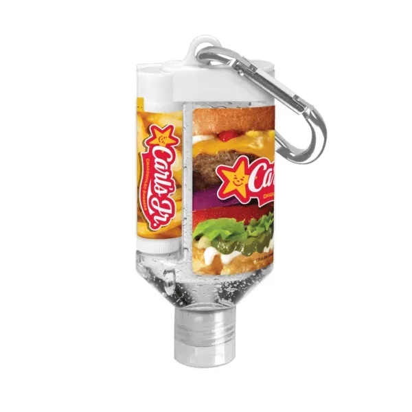 1.9oz Duo Bottle w/Clear Gel Hand Sanitizer/SPF 15 Lip Balm - 1.9oz Duo Bottle w/Clear Gel Hand Sanitizer/SPF 15 Lip Balm - Image 1 of 5