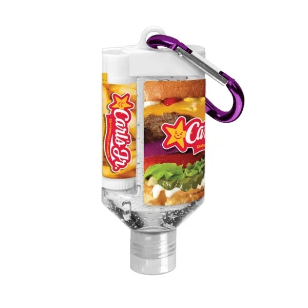 1.9oz Duo Bottle w/Clear Gel Hand Sanitizer/SPF 15 Lip Balm - 1.9oz Duo Bottle w/Clear Gel Hand Sanitizer/SPF 15 Lip Balm - Image 2 of 5