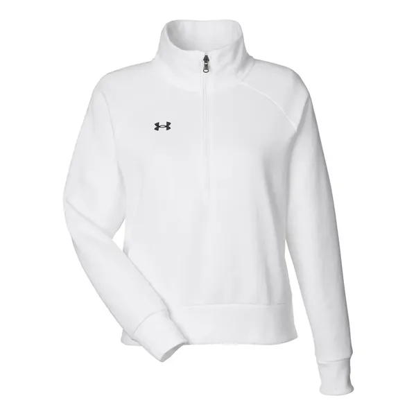 Under Armour Women's Rival Fleece Half-Zip Pullover - Under Armour Women's Rival Fleece Half-Zip Pullover - Image 3 of 4