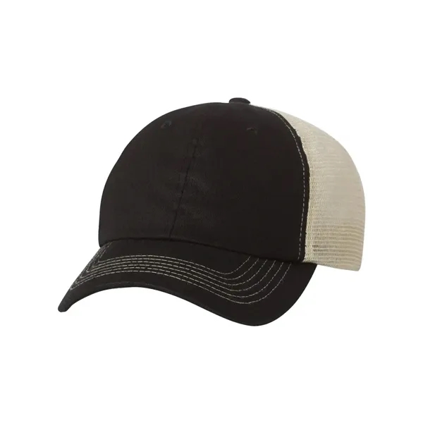 Valucap Contrast-Stitch Mesh-Back Cap - Valucap Contrast-Stitch Mesh-Back Cap - Image 3 of 21