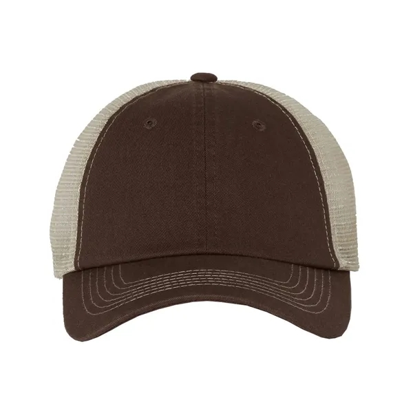 Valucap Contrast-Stitch Mesh-Back Cap - Valucap Contrast-Stitch Mesh-Back Cap - Image 6 of 21